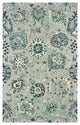 Oriental Weavers Zahra Collection Grey/ Blue Floral Indoor Area Rug 8'X10'