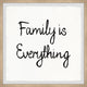 "Family Is Everything III" Framed Painting Print, 18x18