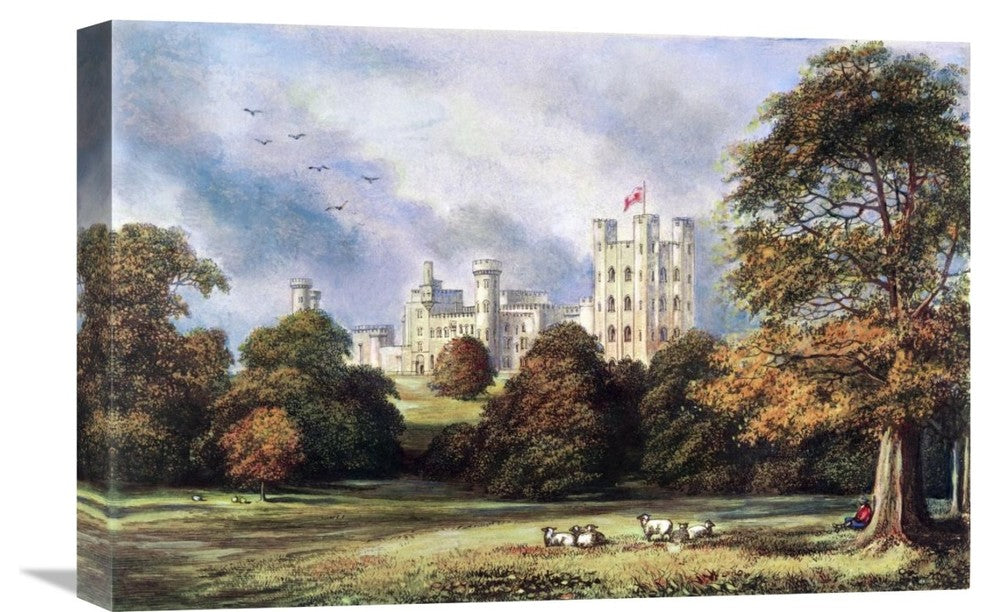 "Penrhyn Castle, Carnarvonshire" Artwork, 22"x14"