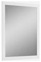 36" X 1" X 44" Gloss White Glass Mirror