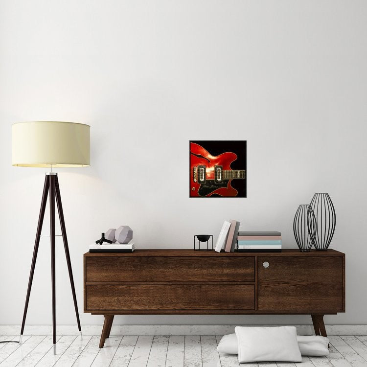 "Free Jazz" Framed Canvas Giclee by Steven Hill, 19x19"