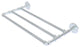 Pipeline Wall Mounted Towel Shelf, Polished Chrome, 30"