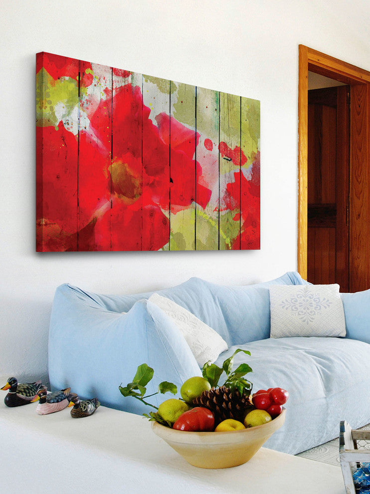 "Beautiful in Red" Painting Print on Canvas by Irena Orlov