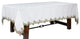 Holiday Holly Embroidered Cutwork Tablecloth, White, 70x108