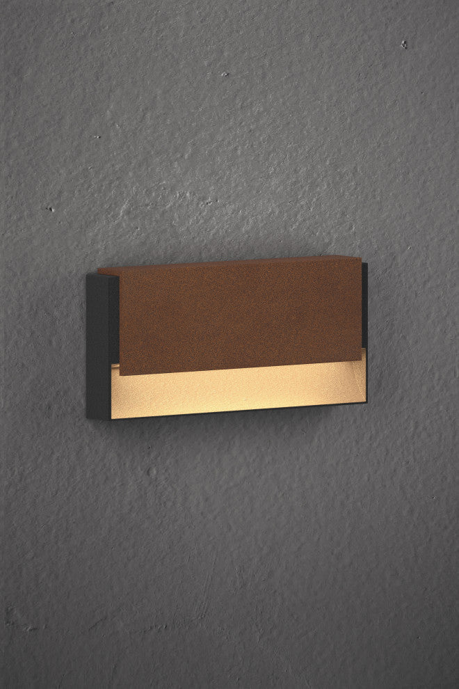 Piazza 2 Outdoor Step Light - LED, Anthracite, Rust