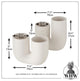 Tubular Vases, Set of 2