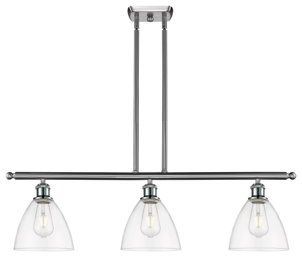 Innovations 516-3I-SN-GBD-752 3 Light Island Light, Brushed Satin Nickel