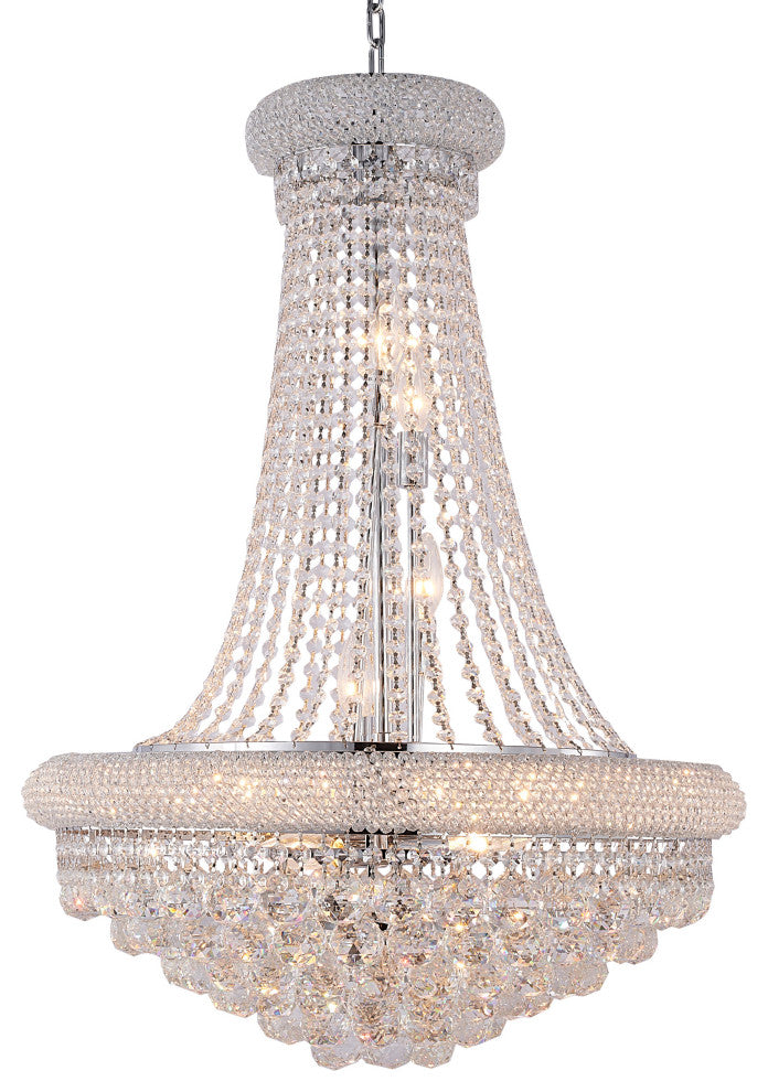 Bethel International BET13CH 14 Light Chandelier, Chrome