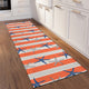 Indoor/Outdoor Seabreeze SZ12 Salmon Machine Washable 2'3" x 7'6" Runner Rug