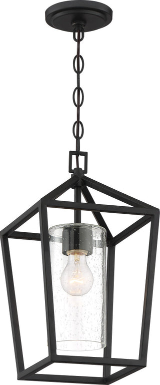 Hopewell One Light Hanging Lantern, Matte Black