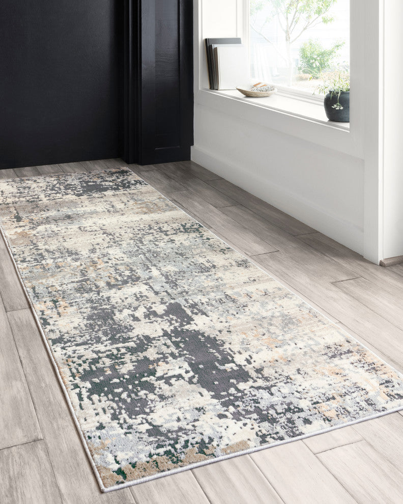 Lucia Rug, Granite, Granite, 2'8"x14'