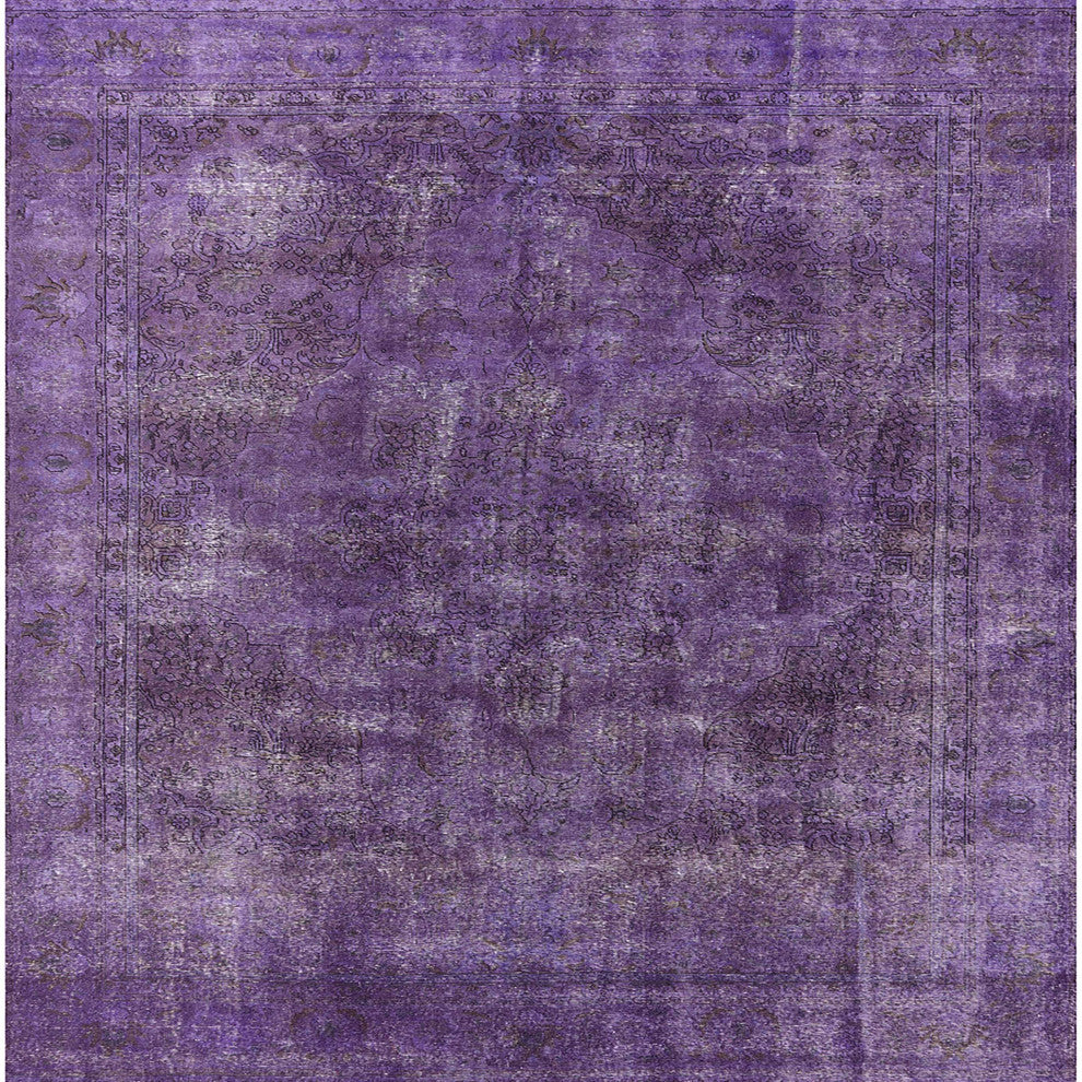 Ahgly Company Indoor Square Mid-Century Modern Area Rugs, 4' Square