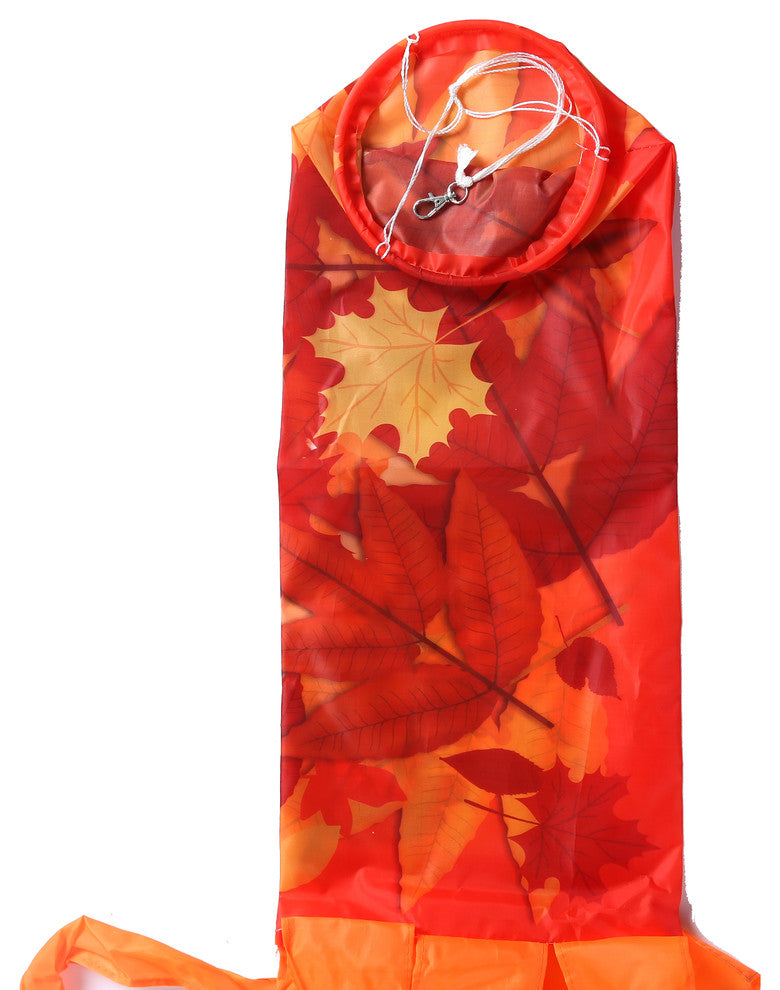60" Leaf Design Column Windsock, Blows in the Wind