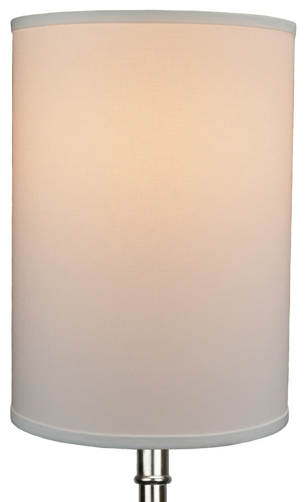 Fenchel Shades 12"x12"x17" Drum Lamp Shade, Linen White