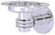 Continental Toothbrush Holder With Dotted Accents, Polished Chrome