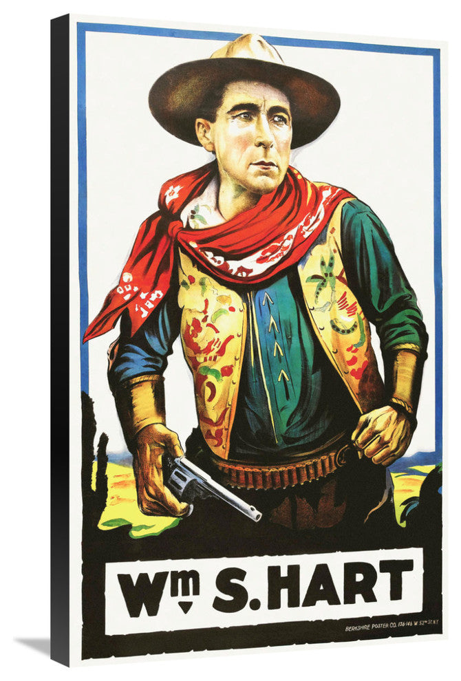 "Wm S Hart" Stretched Canvas Giclee by Hollywood Photo Archive, 19x30"