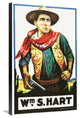 "Wm S Hart" Stretched Canvas Giclee by Hollywood Photo Archive, 19x30"
