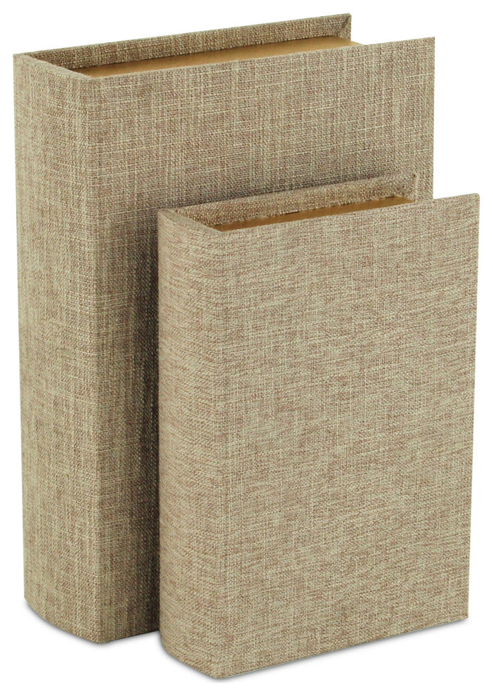 Canter Isle Beige Linen Book Box Set