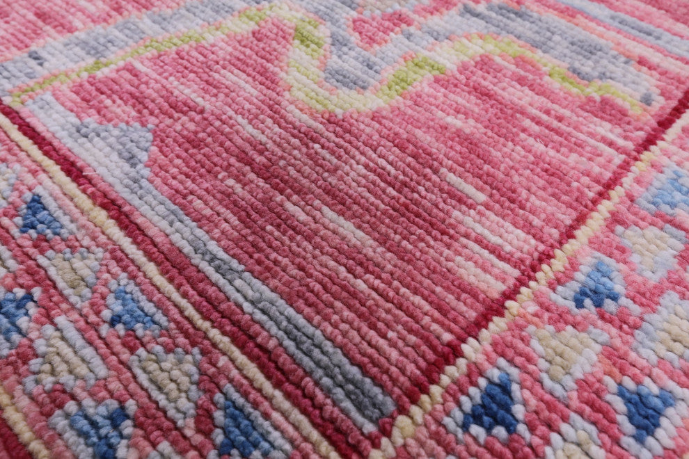 Handmade Turkish Oushak Wool Rug 9' 3" X 12' 0" - Q16088