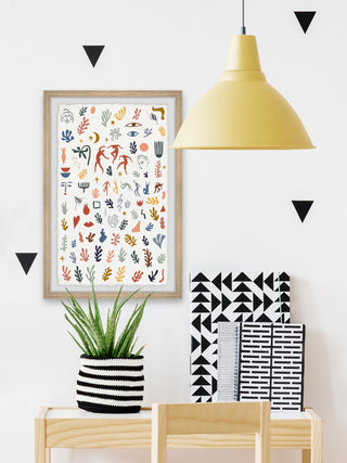 "Complex Timeline" Framed Painting Print, 12x18