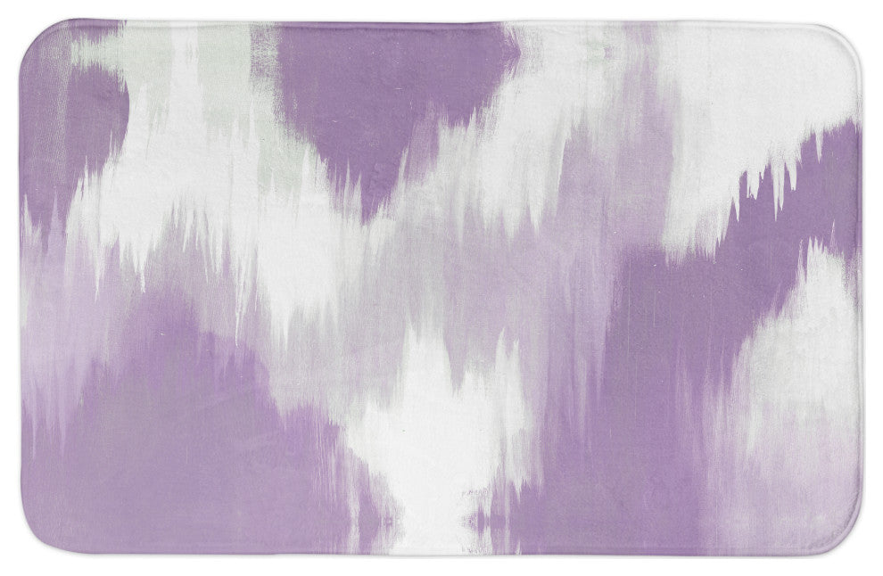 Purple Splotches 21x34 Bath Mat