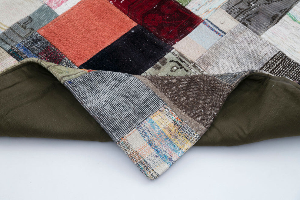 Rug N Carpet - Handmade Oriental 6' 7'' x 9' 11'' Rustic Patchwork Kilim Rug