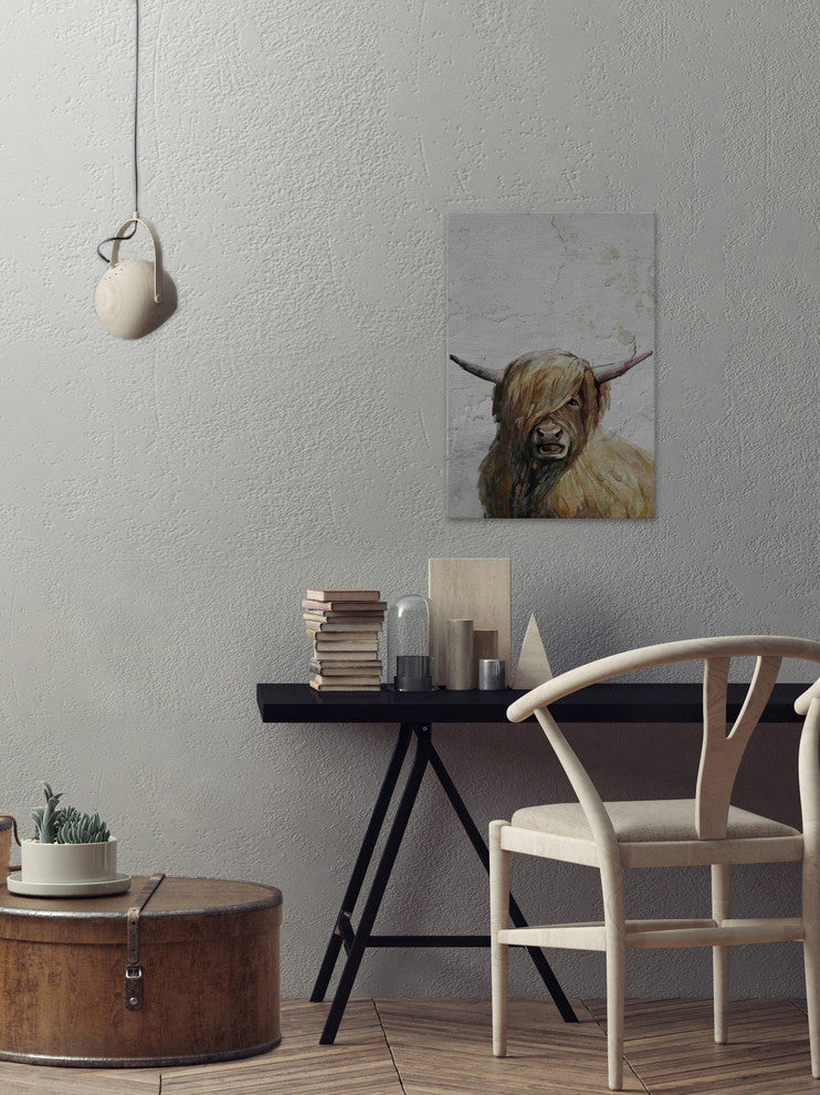 "Supercool II" Painting Print on Wrapped Canvas, 12"x18"