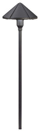 Kichler 8 Light Landscape 12V LED Path-Spread Light in Textured Black