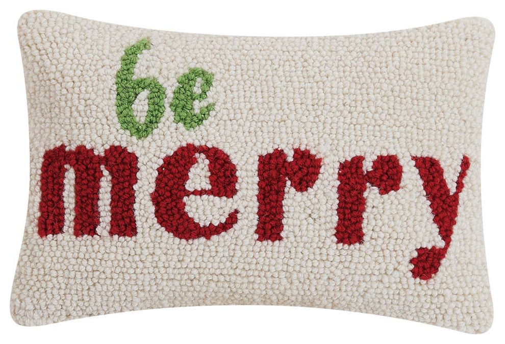 Be Merry Hook Pillow