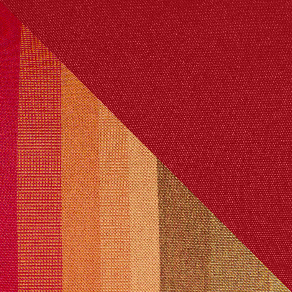 Mili 2 Piece Sunbrella Outdoor Patio Club Chairs, Sunset Red