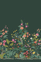 Emerald Peacock Wall Mural