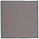 Outdoor Houndstooth Tweed OT49 Black Indoor/Outdoor Area Rug, Square 10'x10'