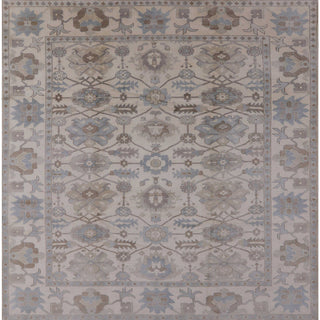 Ahgly Company Indoor Square Mid-Century Modern Area Rugs, 7' Square