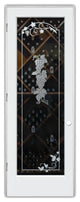 Wine Door - Grapes Strand Grape Ivy - Primed - 28" x 96" - Knob on Right -...