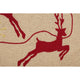 Burlap Santa Stocking, 12x20