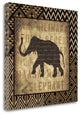 "African Wild Elephant Border" By Wild Apple Portfolio, Gallery Wrap Canvas