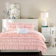 Intelligent Design Waterfall Comforter Set, Blush