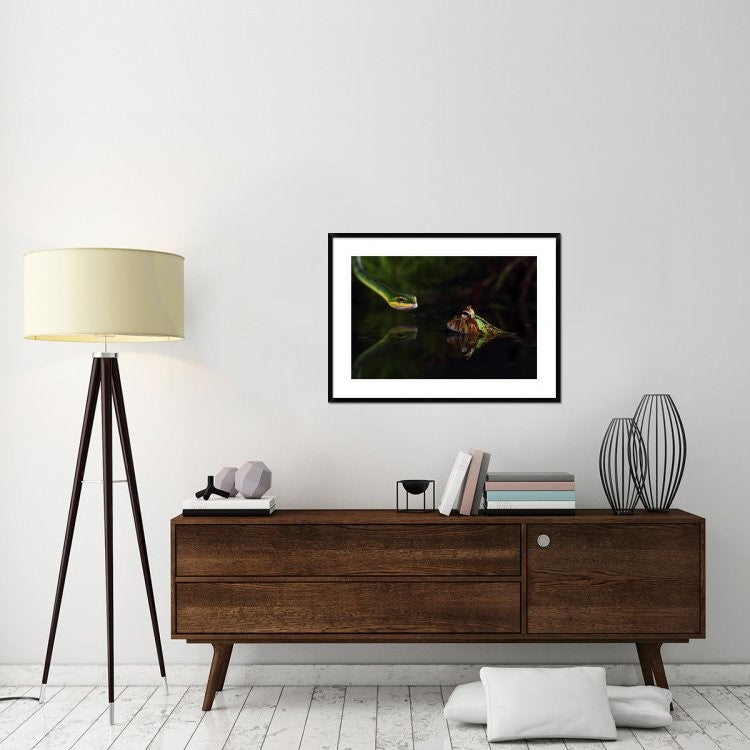 "Courage" Framed Digital Print by Shikhei Goh, 38"x28"