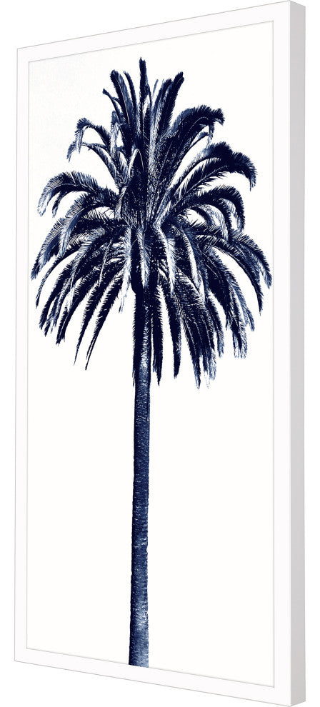 Palm Tree Blue III Framed Art