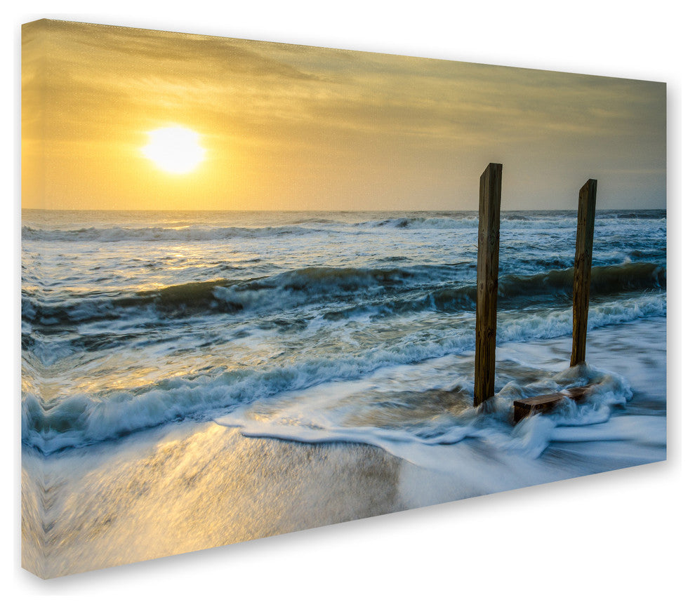 PIPA Fine Art 'Kissed by the Sea' Canvas Art, 24x16