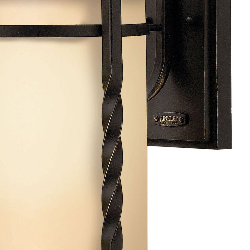 Hinkley Casa Small Wall Mount Lantern, Olde Black