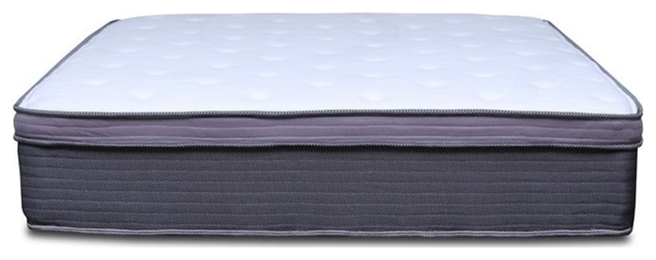 Primo International Equilibria 12in Polyurethane King Mattress in White