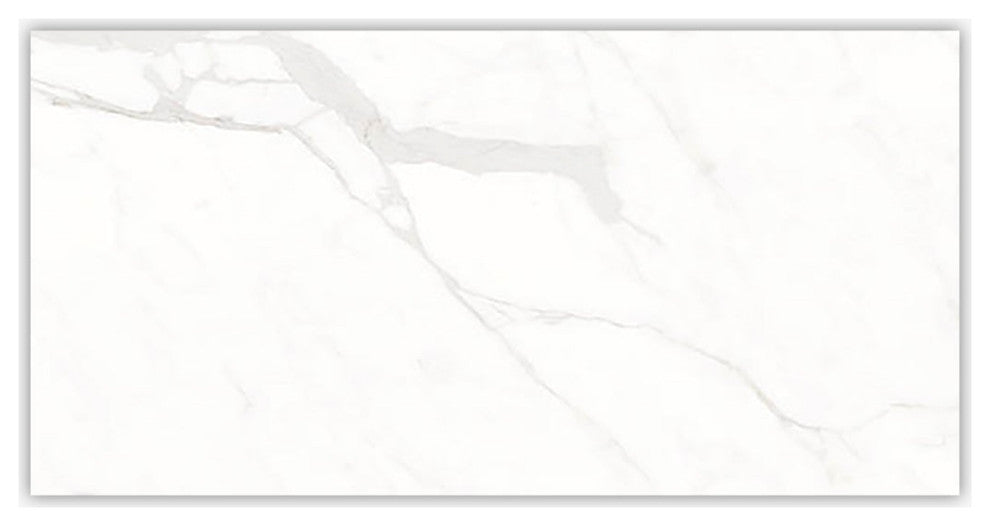 Calacatta Suave Polished 24x48 Porcelain Tile