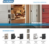Schlage B60N-ADD Single Cylinder Grade 1 Deadbolt - Aged Bronze