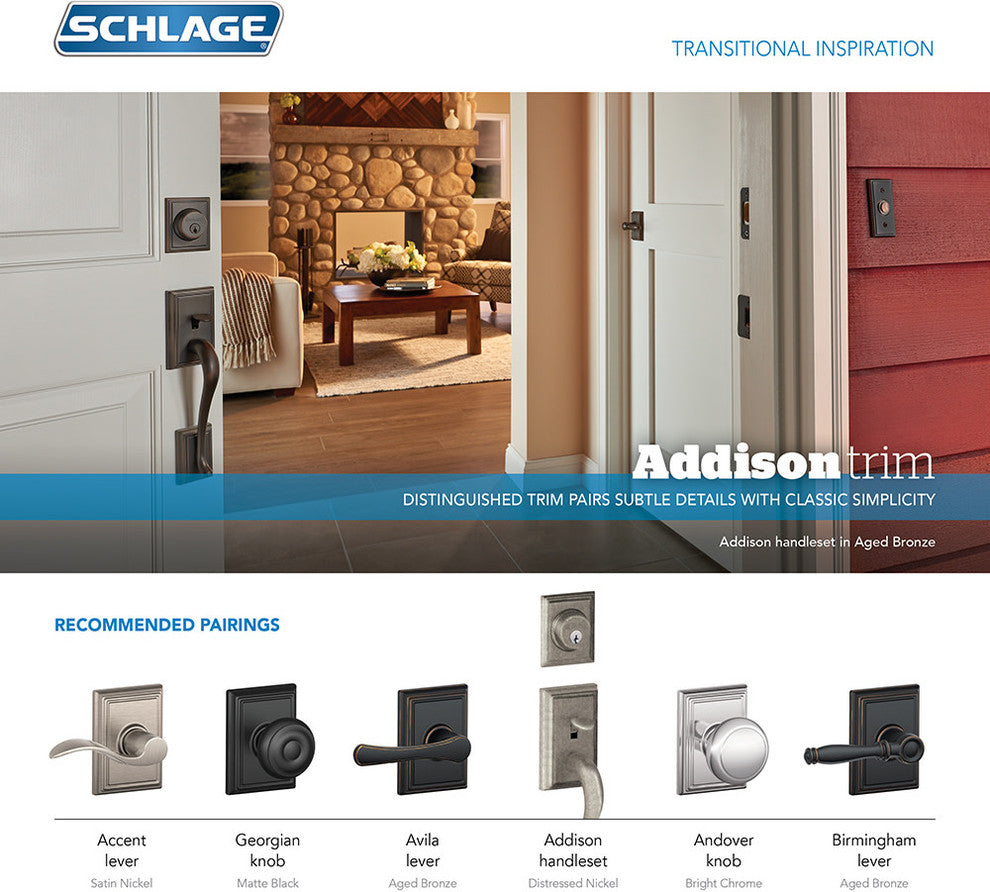 Schlage B60N-ADD Single Cylinder Grade 1 Deadbolt - Aged Bronze