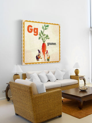 "Gnomes" Painting Print on Canvas by Curtis