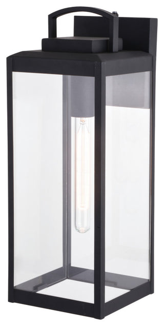 Kinzie 1-Light Outdoor Wal Mount, Textured Black