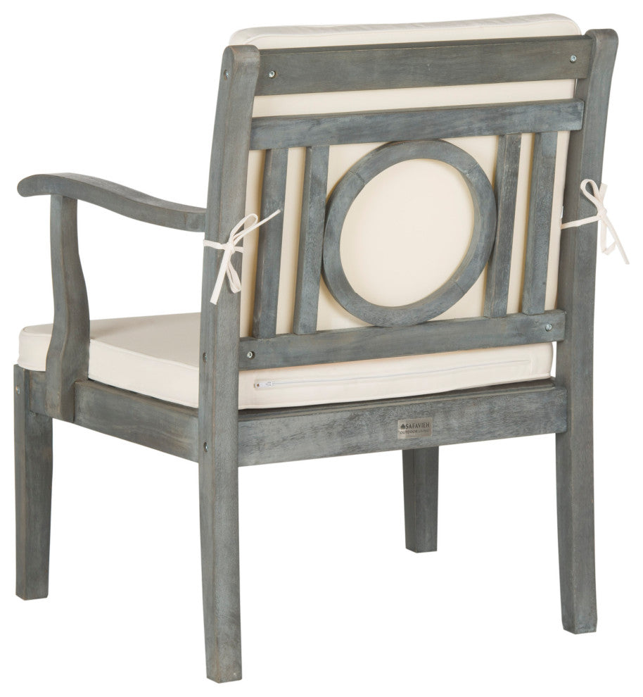 Safavieh Montclair 4-Piece Indoor-Outdoor Living Set, Ash Grey