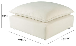 Cali Natural Ottoman