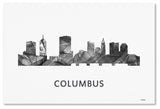 'Columbus Ohio Skyline' Canvas Art, 24x16